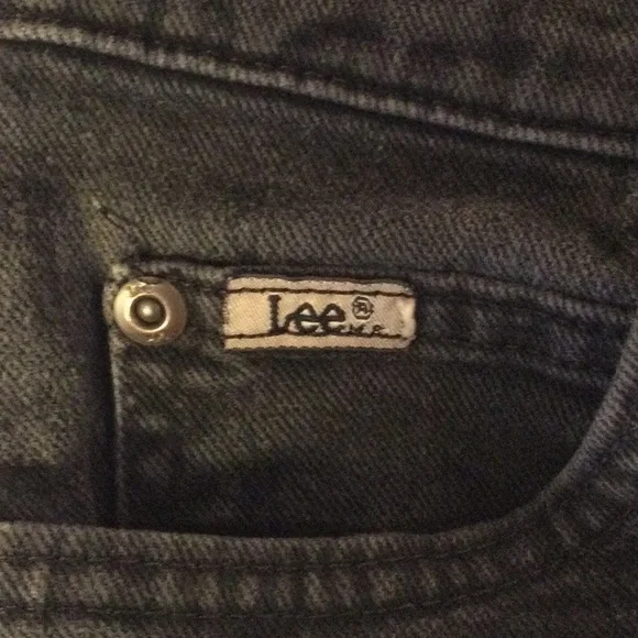 Lee Relaxed Straight Leg Black Jeans Women’s 10 short - Picture 16 of 16